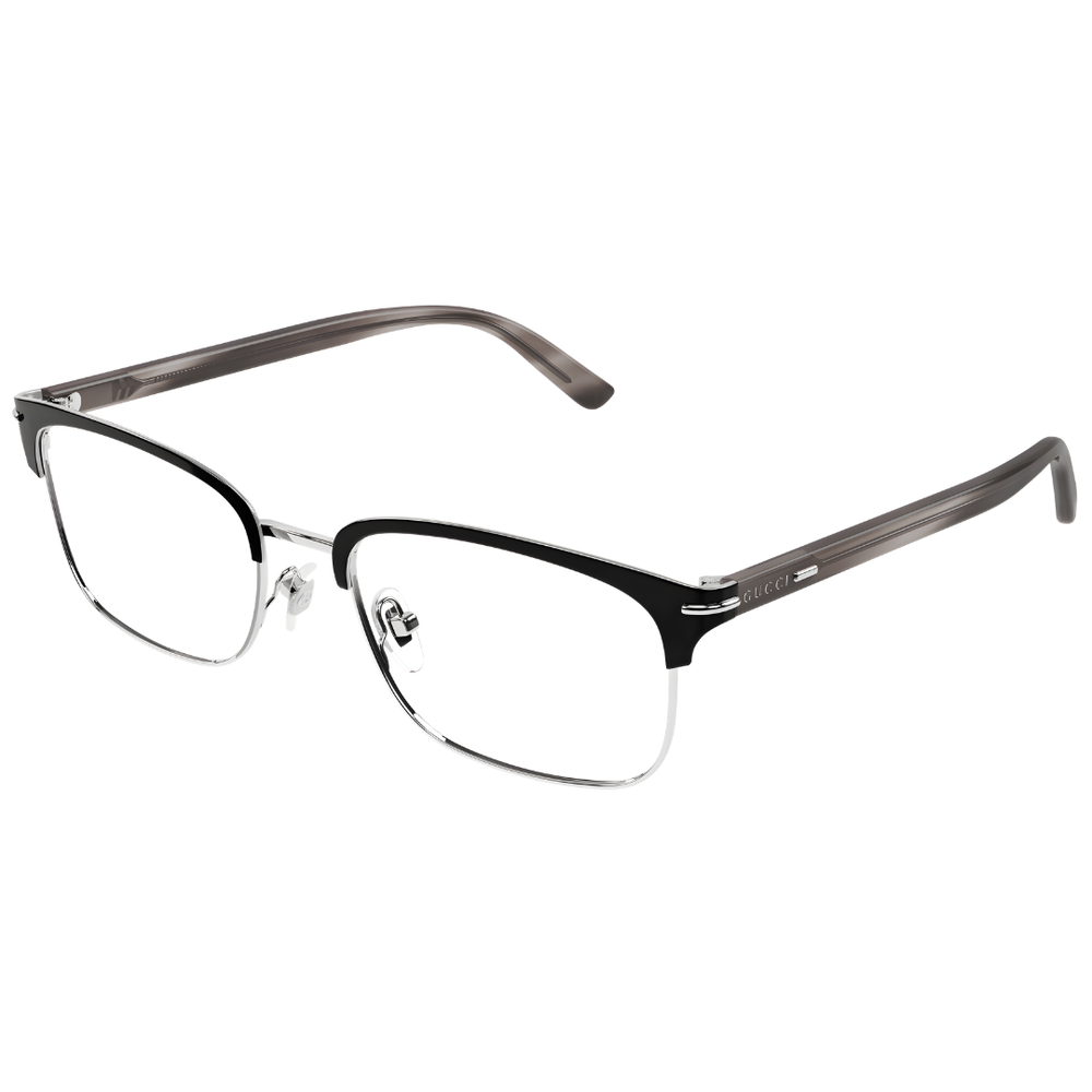 Armazón Oftálmico Hombre GUCCI GG1448O-003-56 Plateado