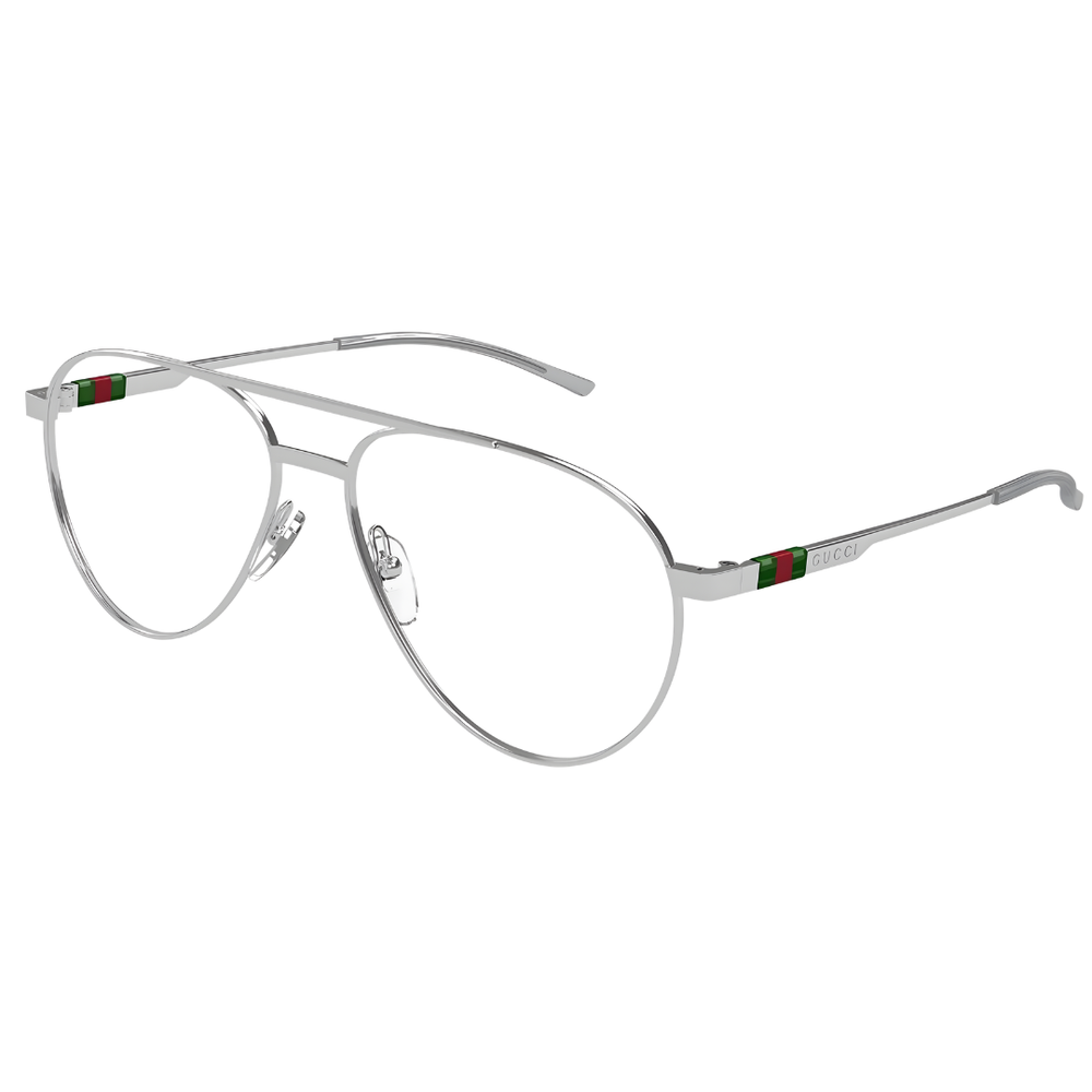 Armazón Oftálmico Hombre GUCCI GG1679O-001-56 Plateado