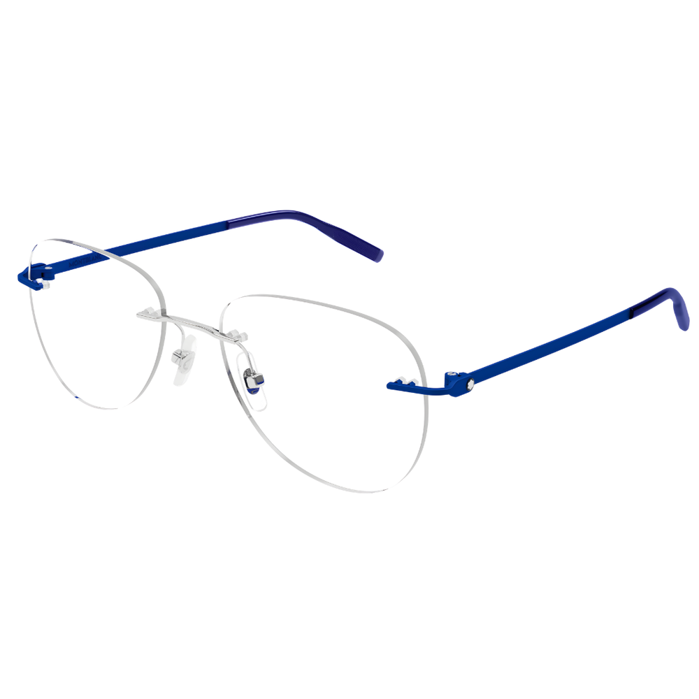 Armazón Oftálmico Hombre MONTBLANC MB0283o 008 57 Azul